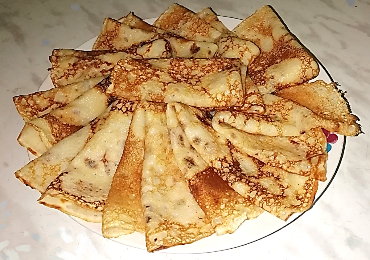 Блинчики на молоке