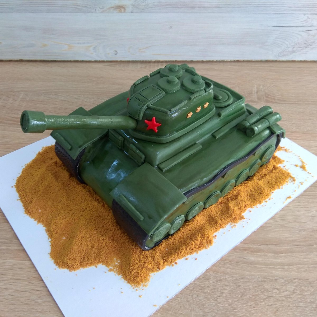 Торт с танком т26