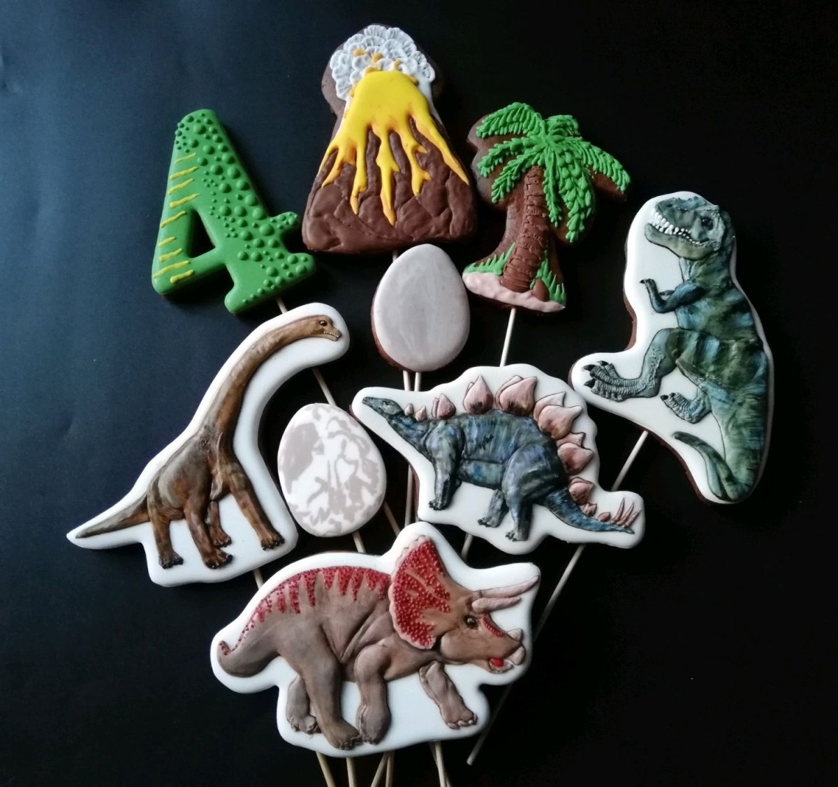 Пряники динозавры