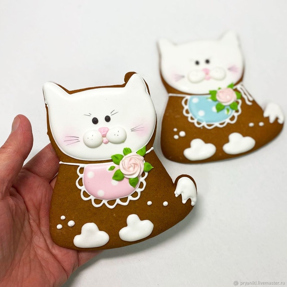 Пряники круглые котики
