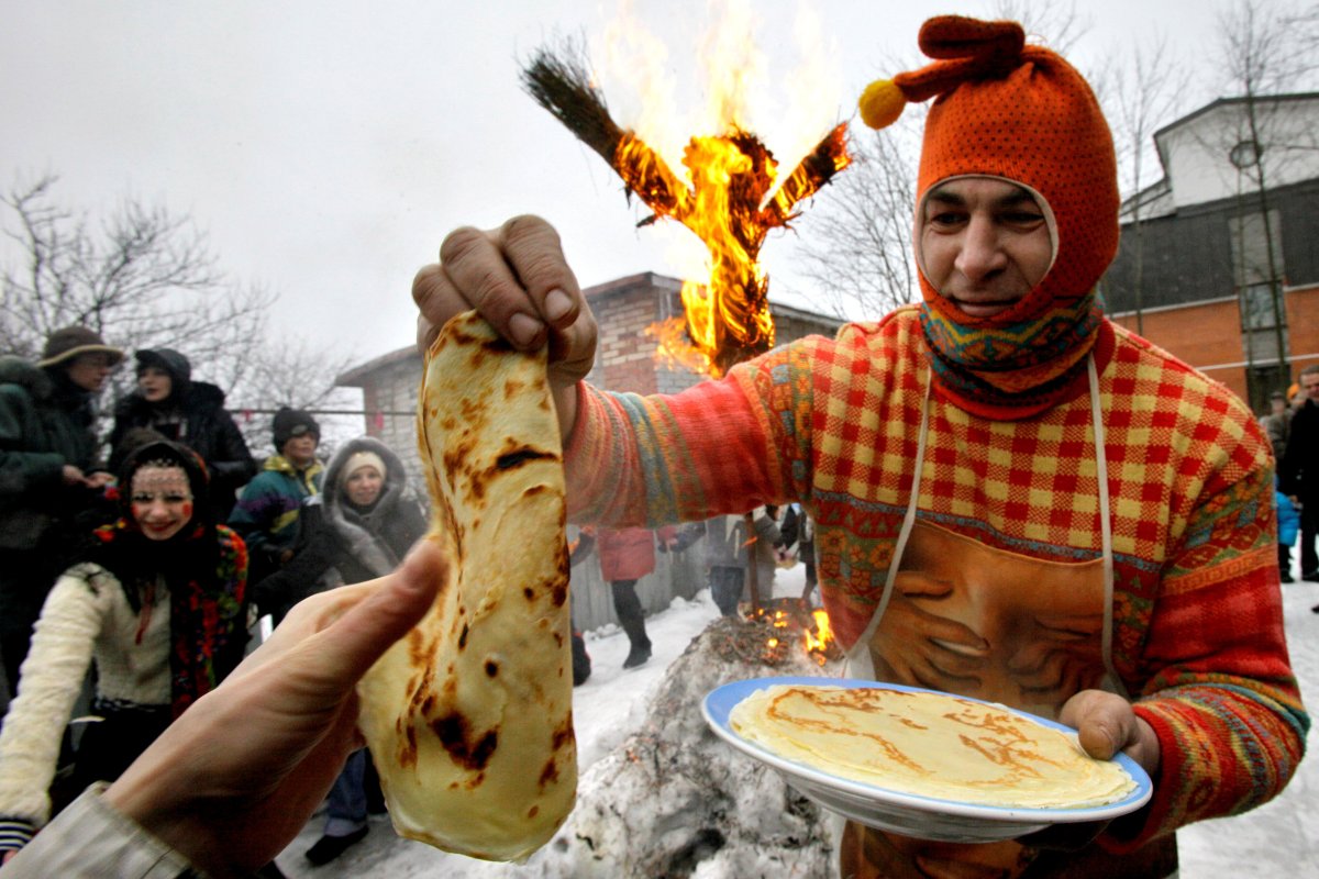 Масленица гуляния блины