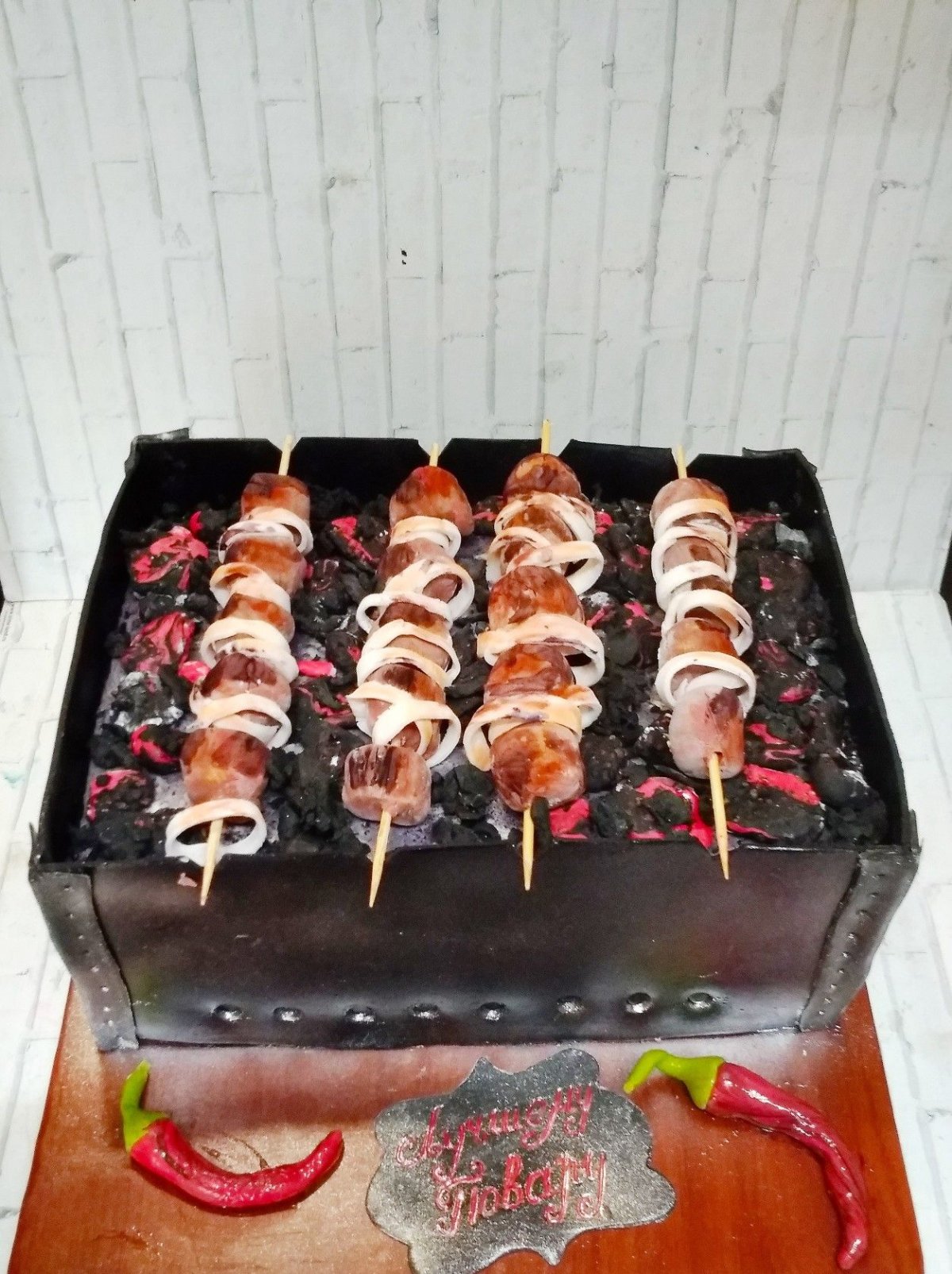 Торт из шашлыка