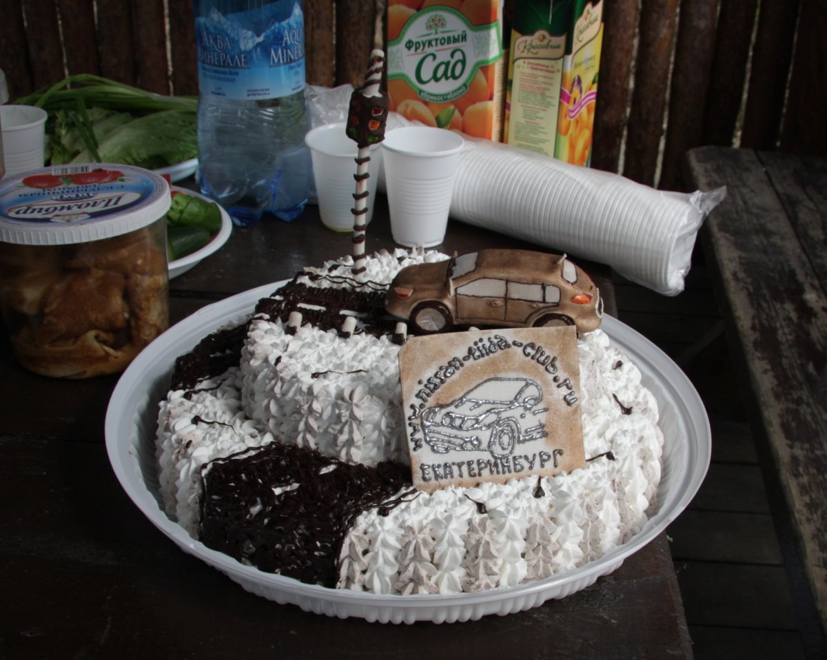 Мужской торт из шашлыка