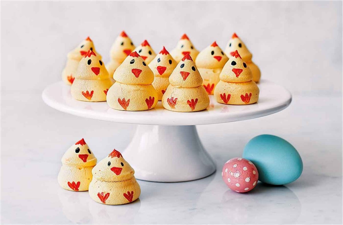 Фигурки животных из безе