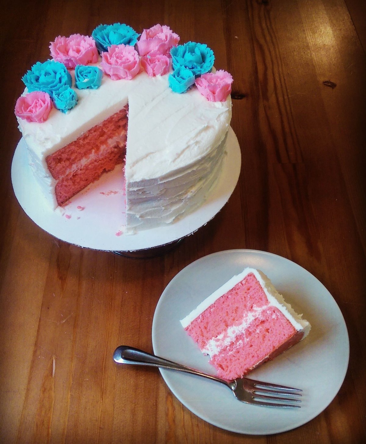 Gender Reveal Party торт