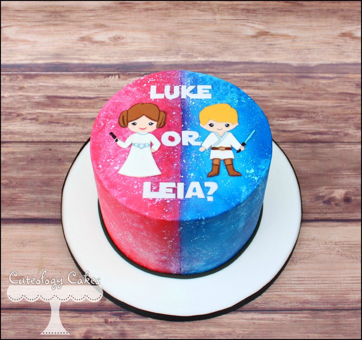 Gender Reveal Party торт