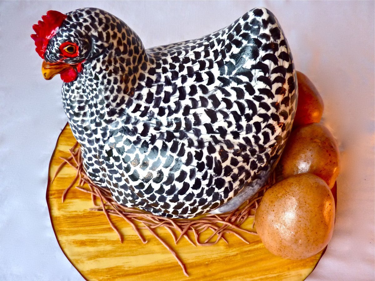Торт с курочками