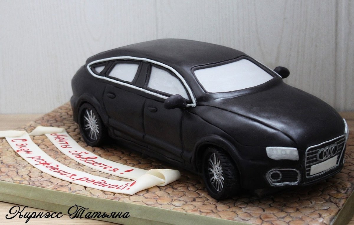Торт с машиной для мужчин