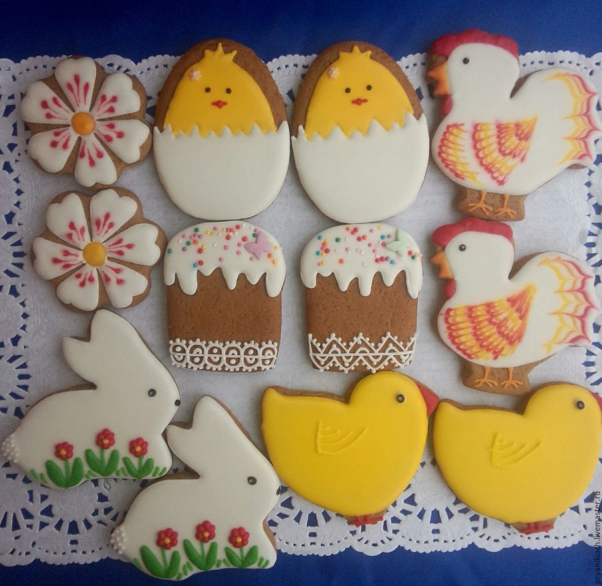 Пряники в виде курицы