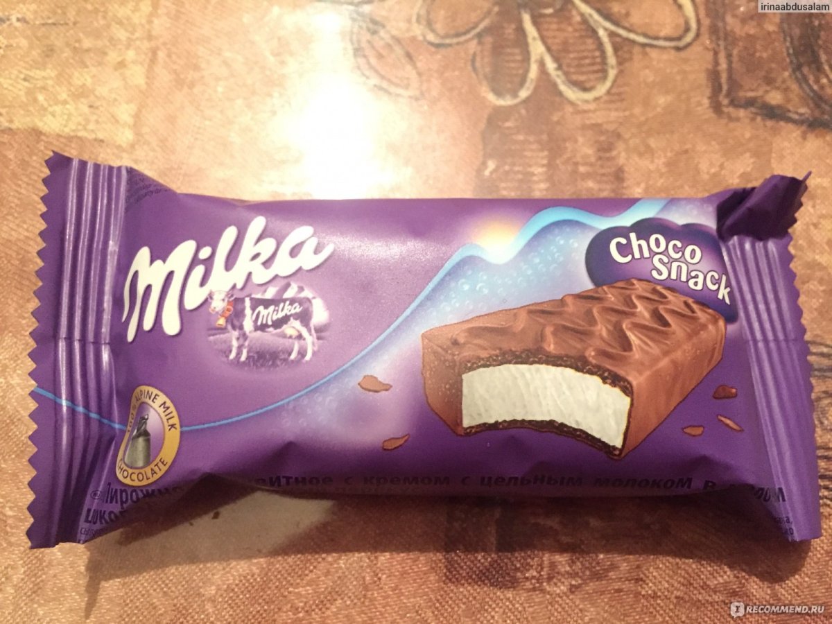 Шоколадки Milka много