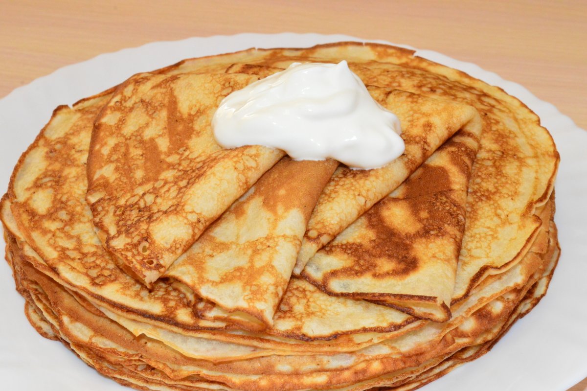 Блины на молоке