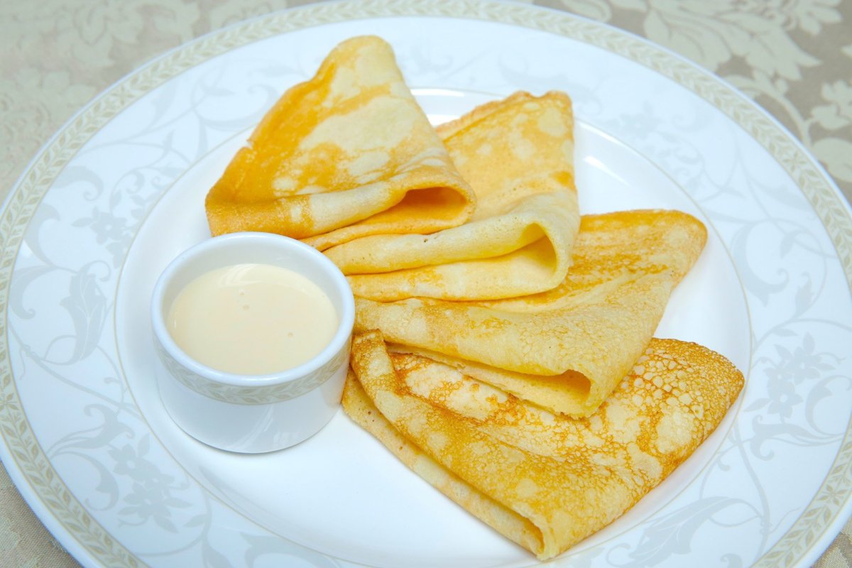 Блинчики со сгущенкой