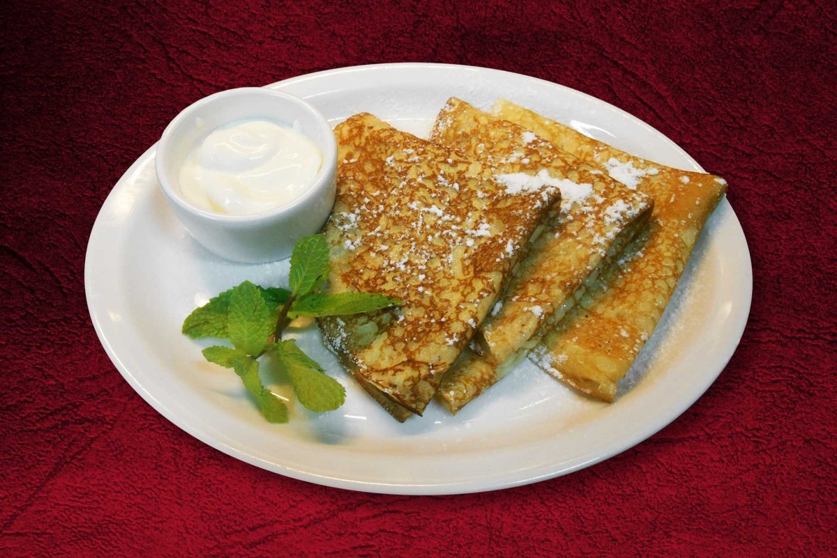 Блины со сгущенкой