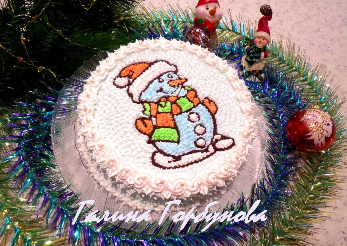 Поделка новогодний торт