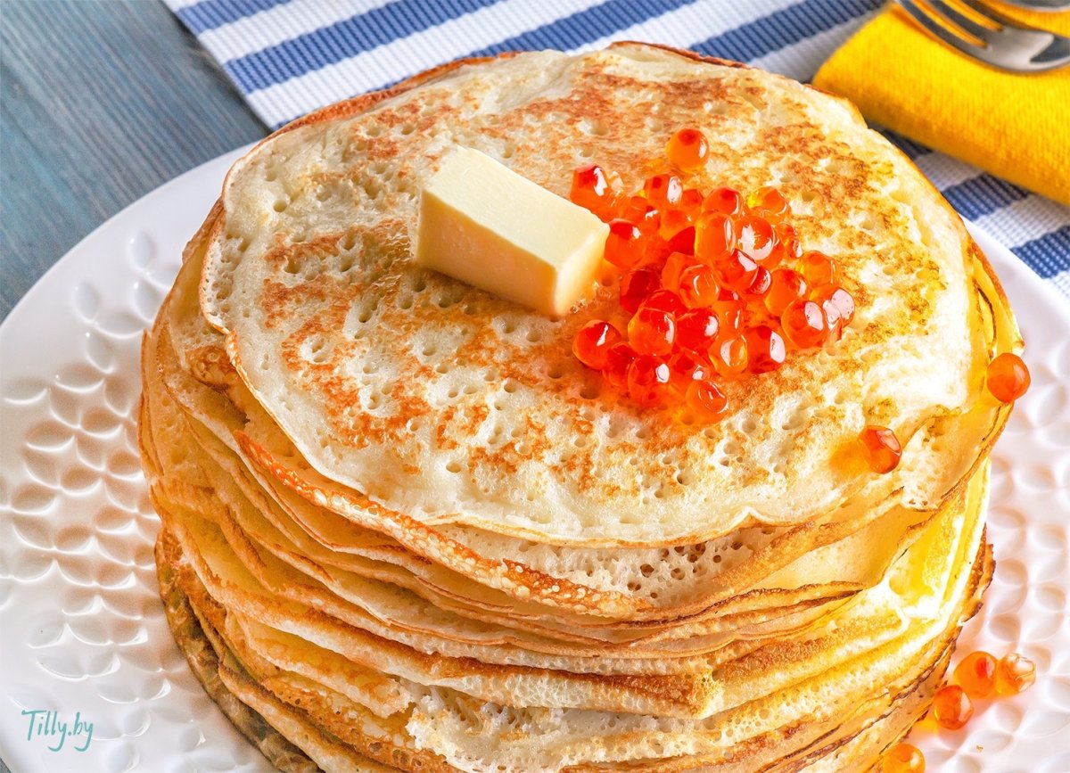 Блинчики с икрой