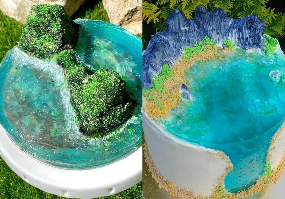 Торт море