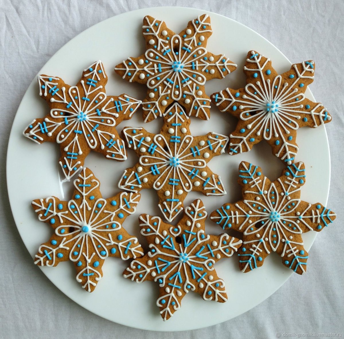 Имбирные снежинки