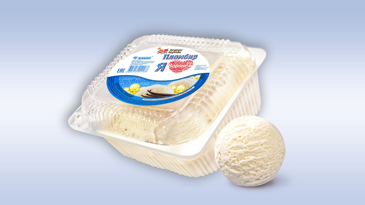 Необычная подача мороженого