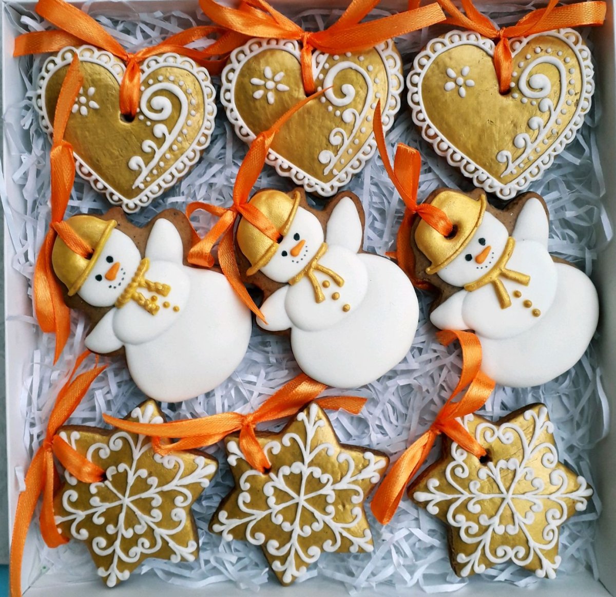 Пряники елочки новогодние