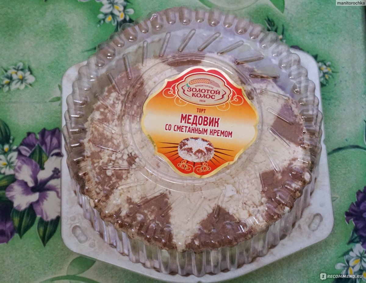 Торт ночь золотой Колос
