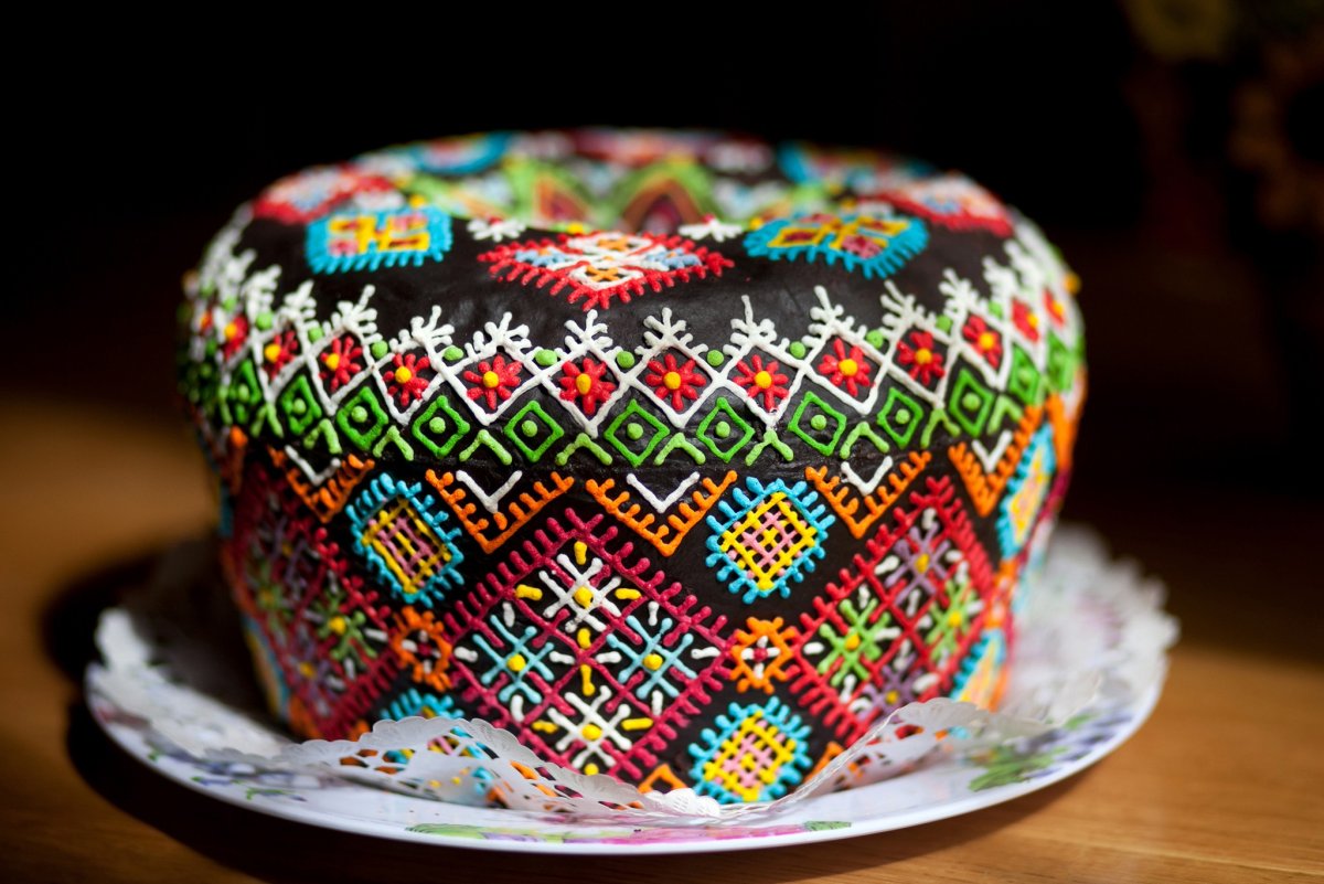 Украшения из айсинга для куличей