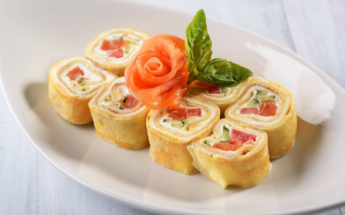 Блинчики 3 вкуса фото