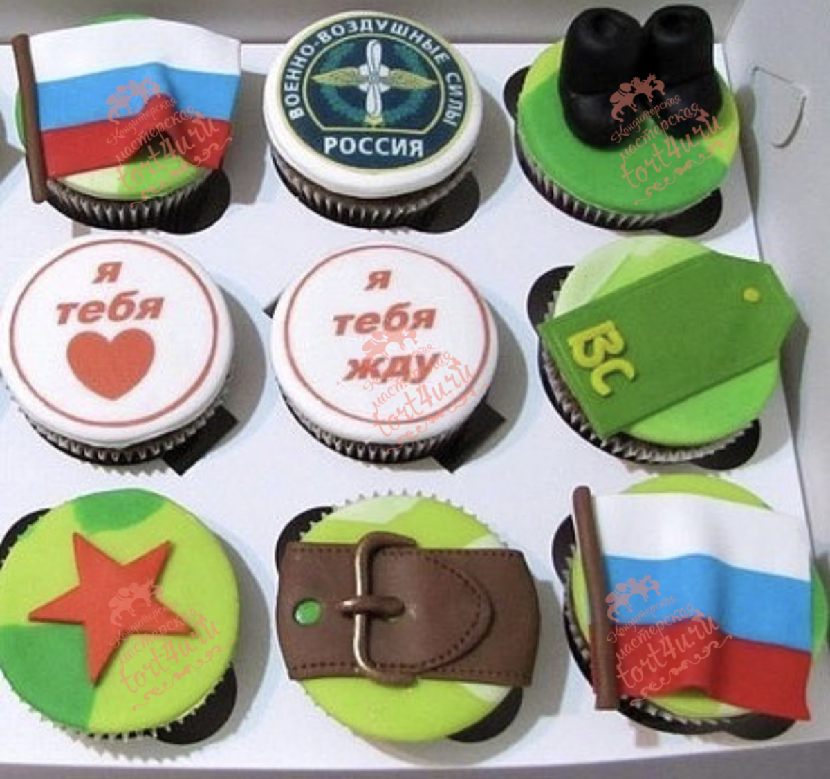 Мужские капкейки