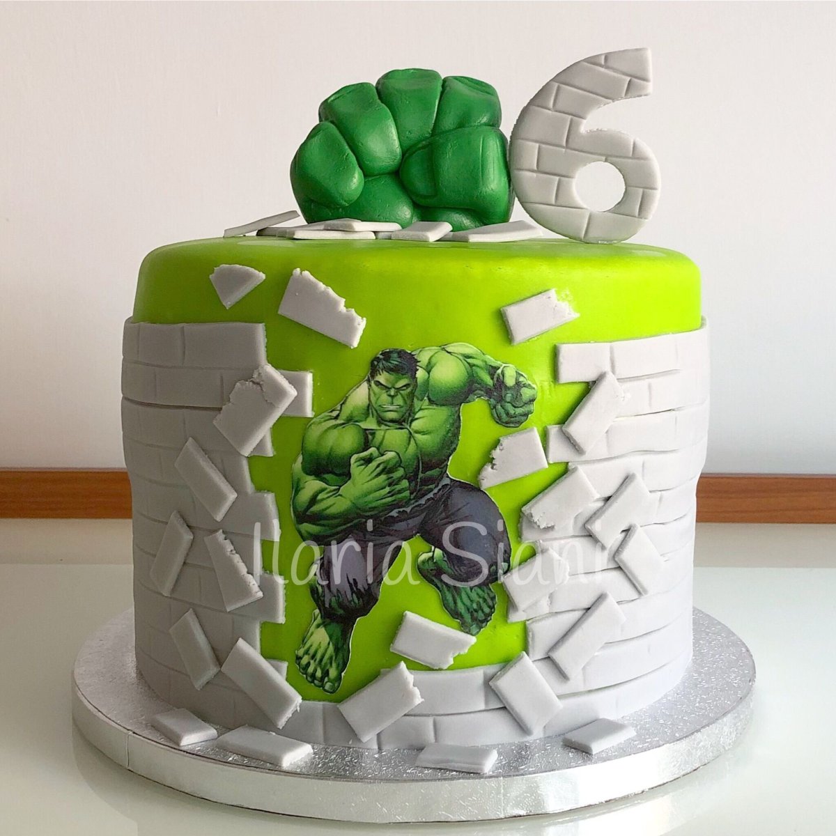 Торт для мальчика 5 лет Халк