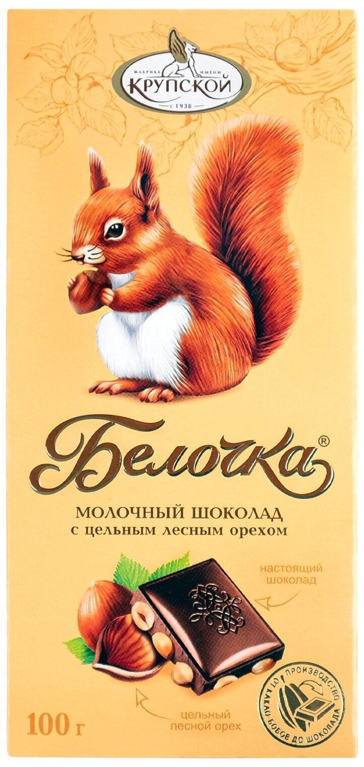 Фундук в шоколаде Белочка