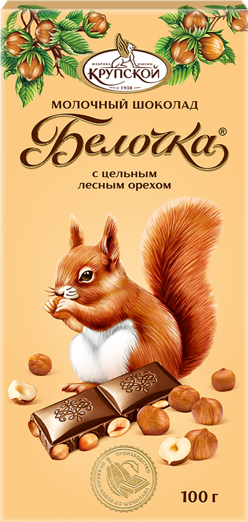 Шоколад Белочка Крупской