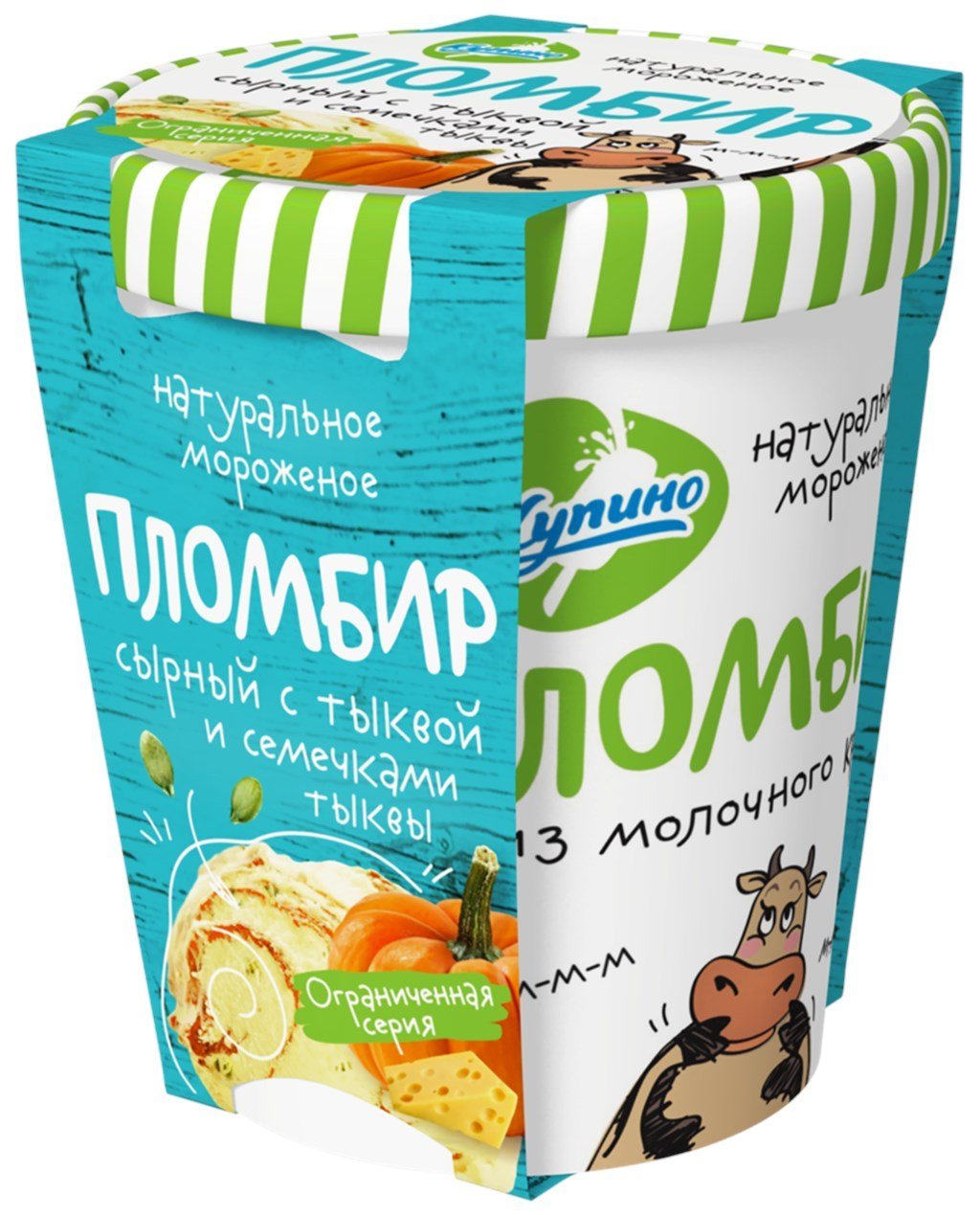 Мороженое Купино пломбир на сливках, 430 г