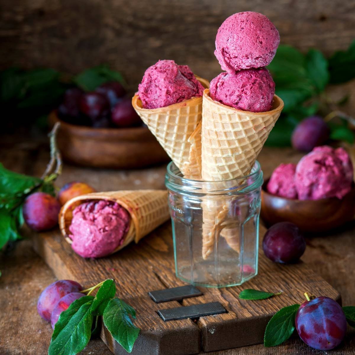 Frozen yoghurt клубника крем