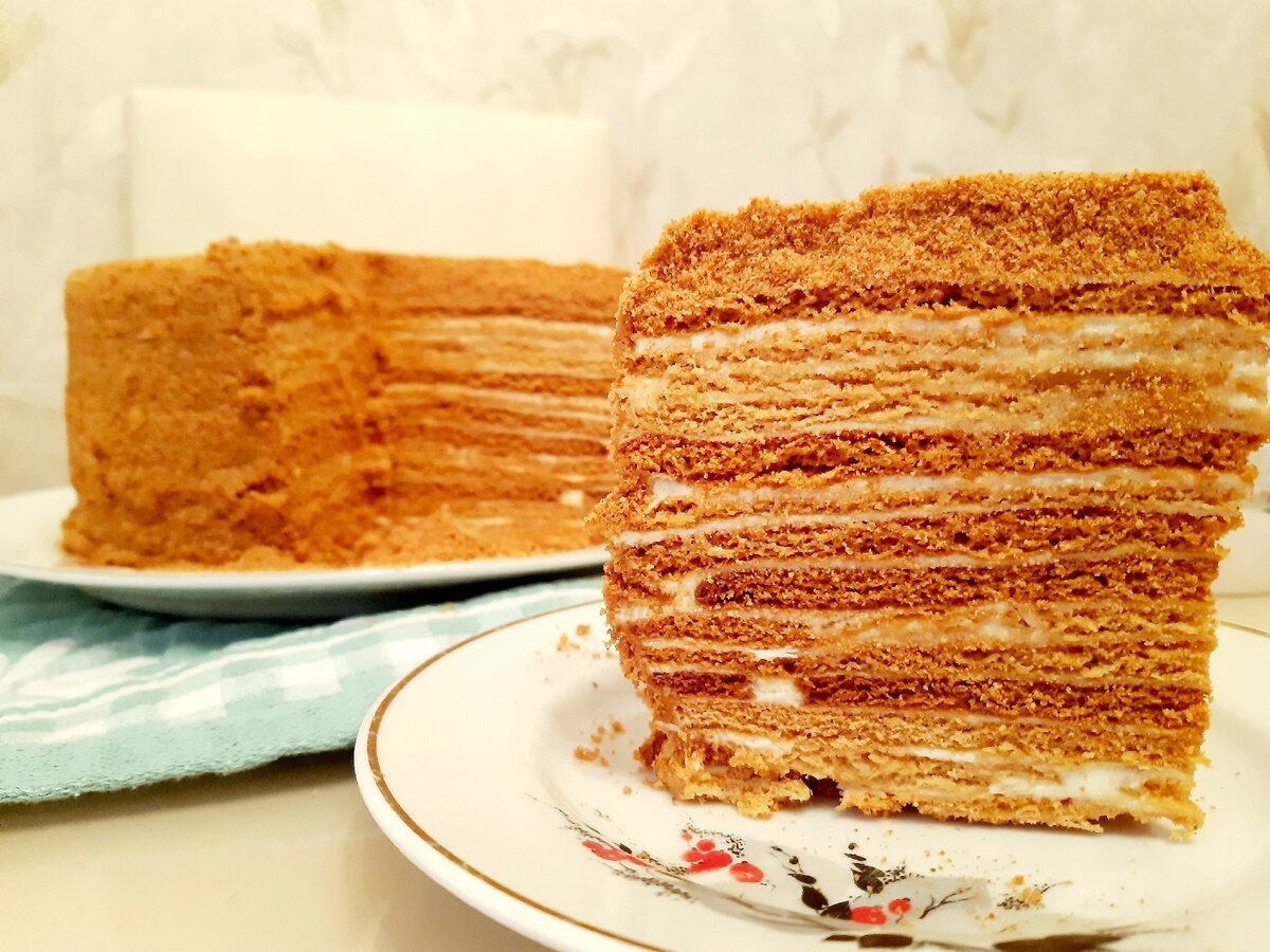 Медовик с карамелью
