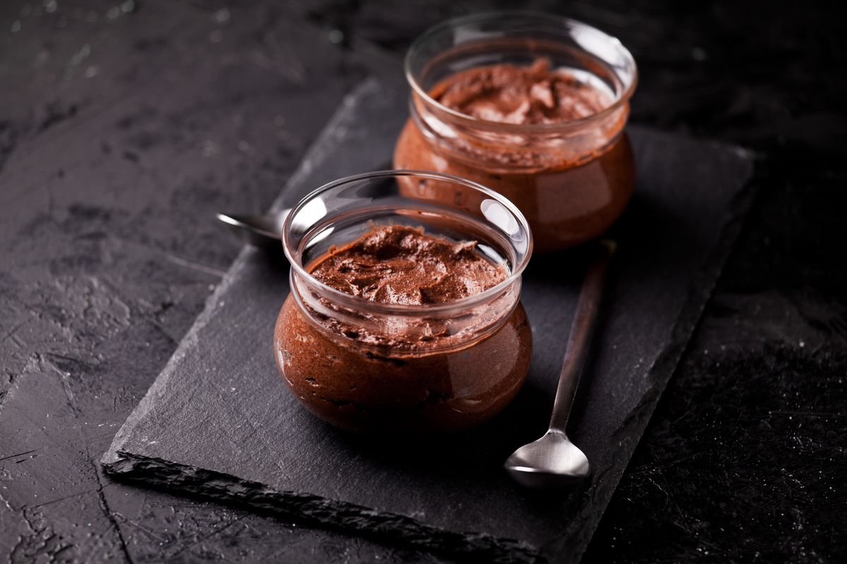 Une Mousse au chocolat transparent background