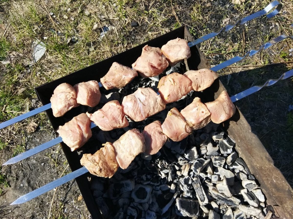 Маршмеллоу на костре