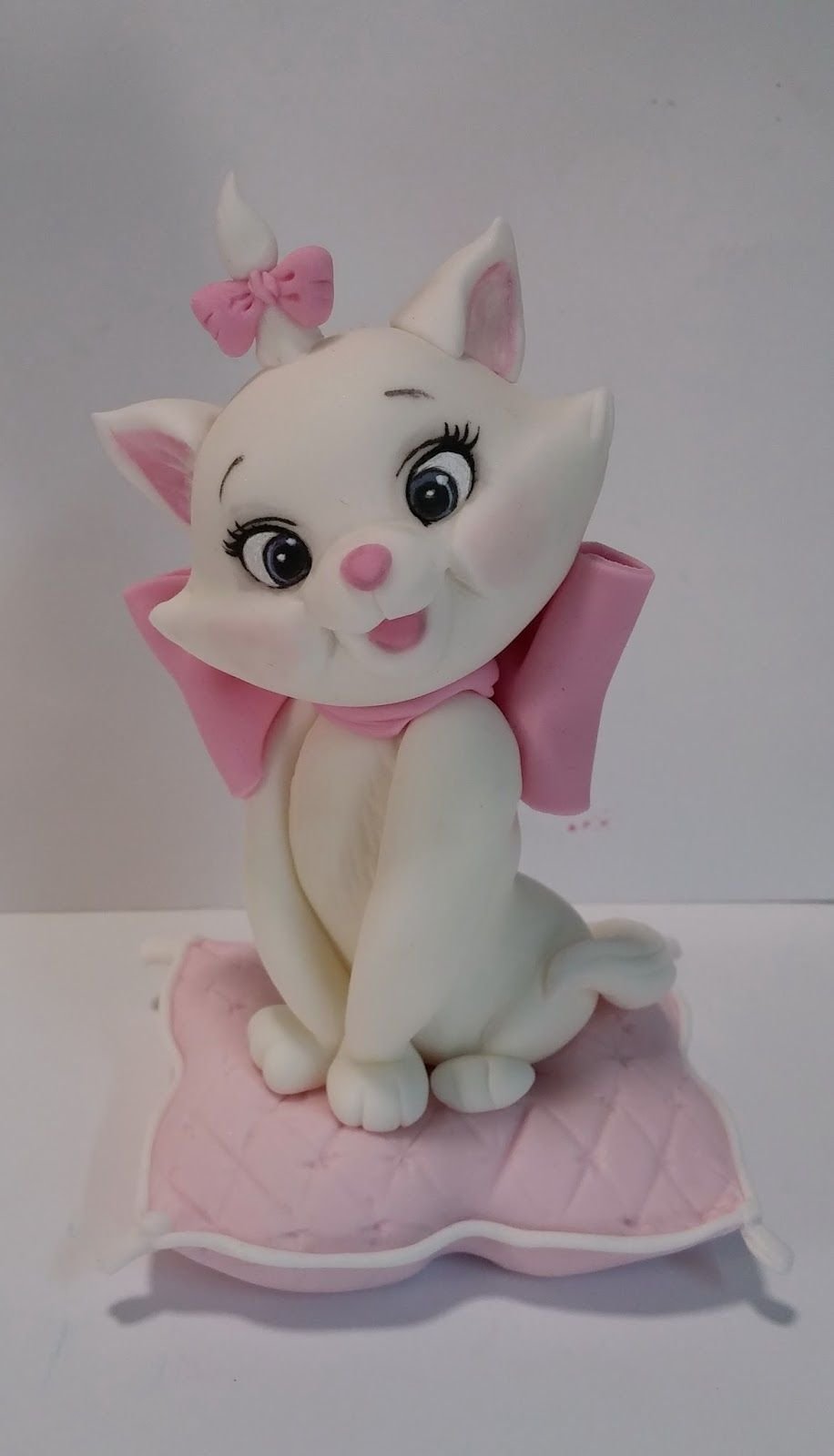 Кошечка из мастики
