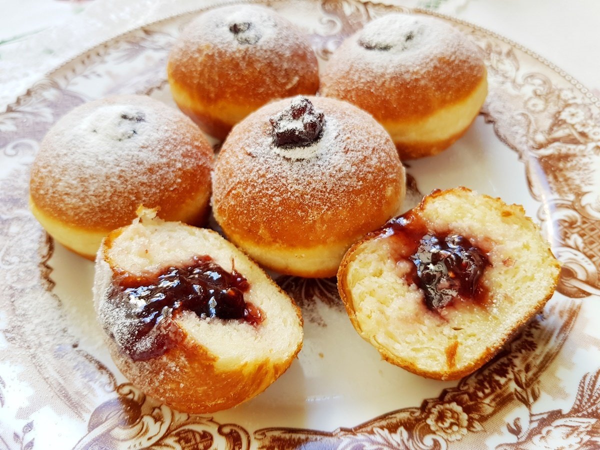 Маффины с повидлом