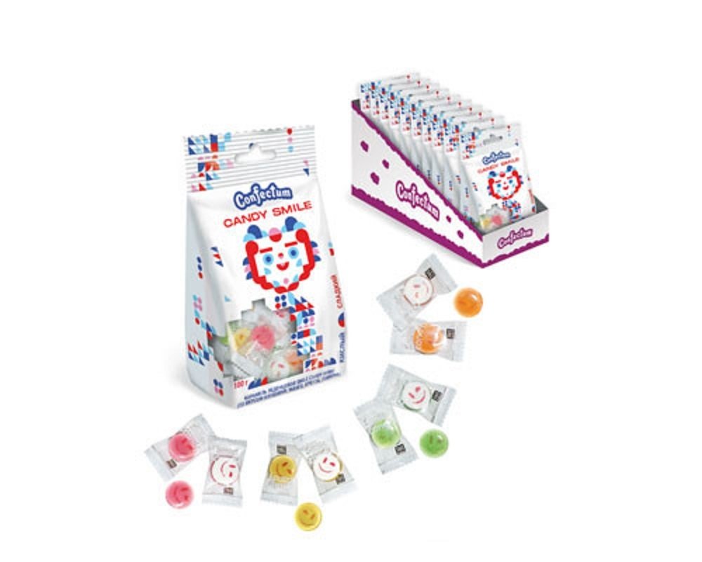 Карамель леденцовая smile Candy микс