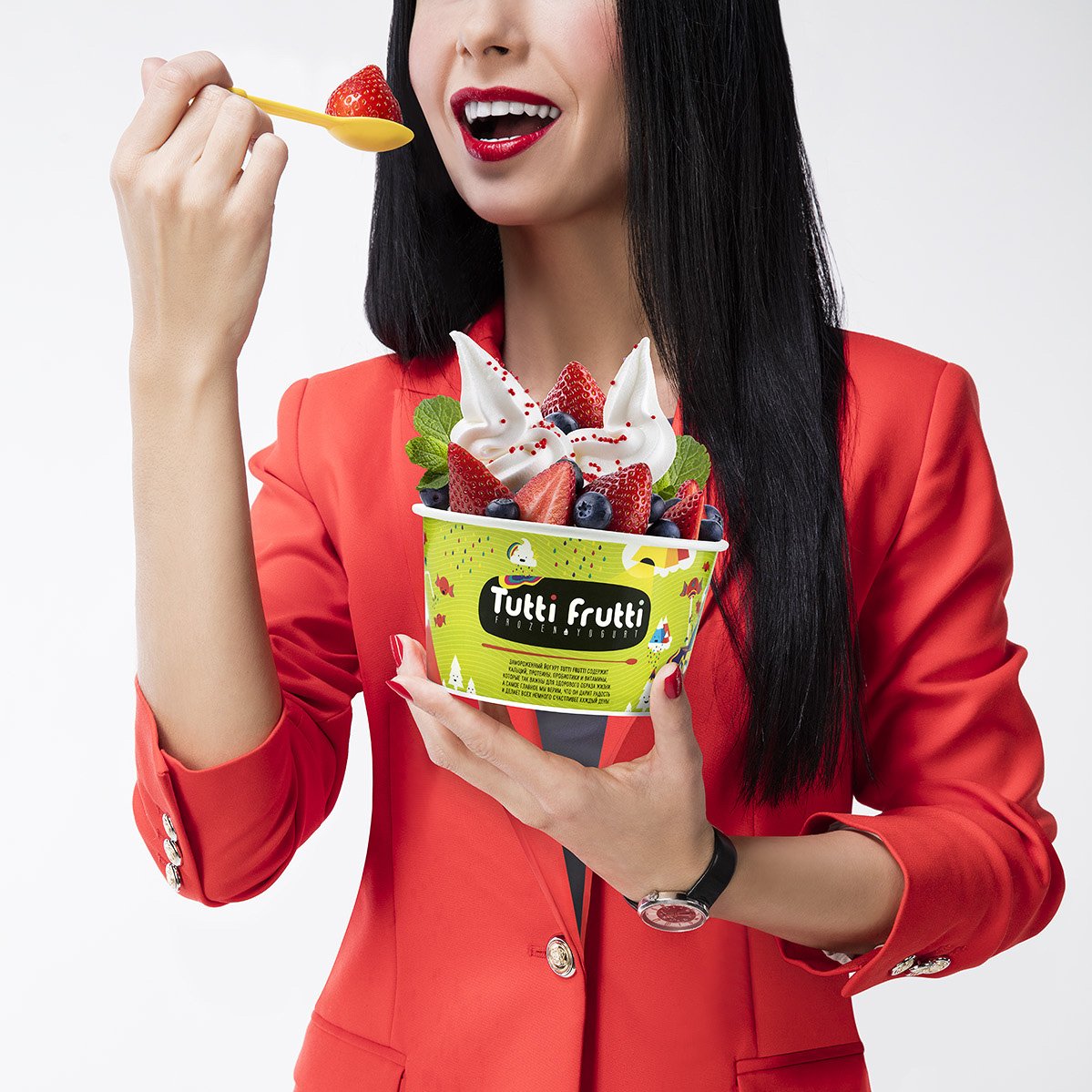 Замороженный йогурт tutti Frutti