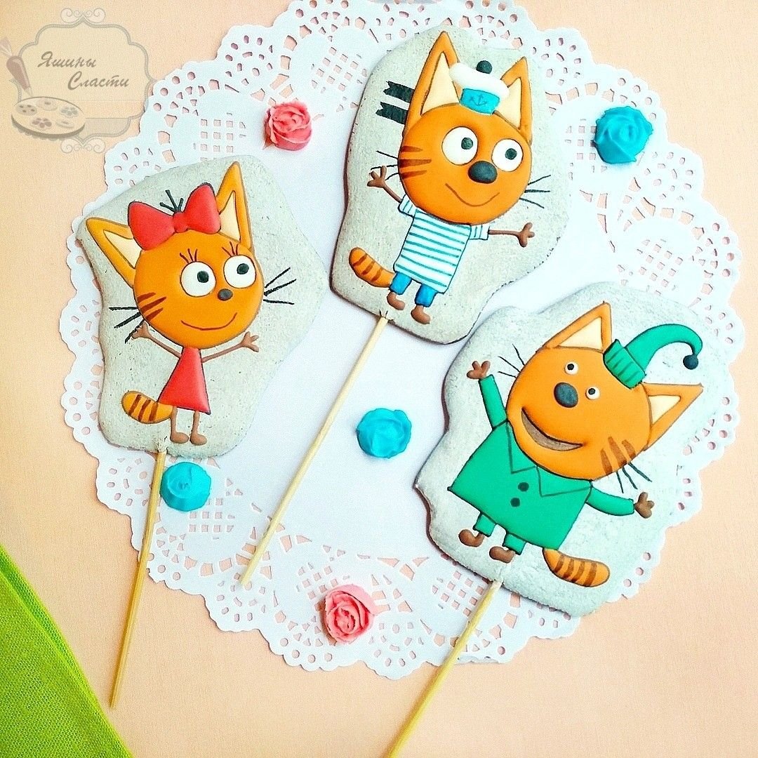 Имбирные пряники три кота