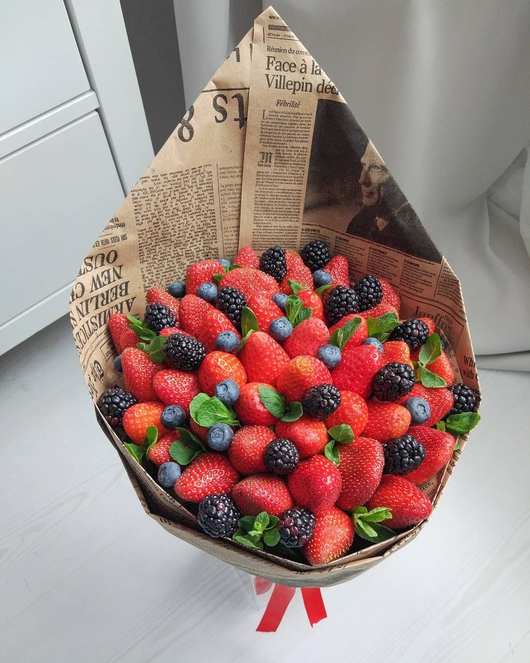 Букет из клубники в шоколаде