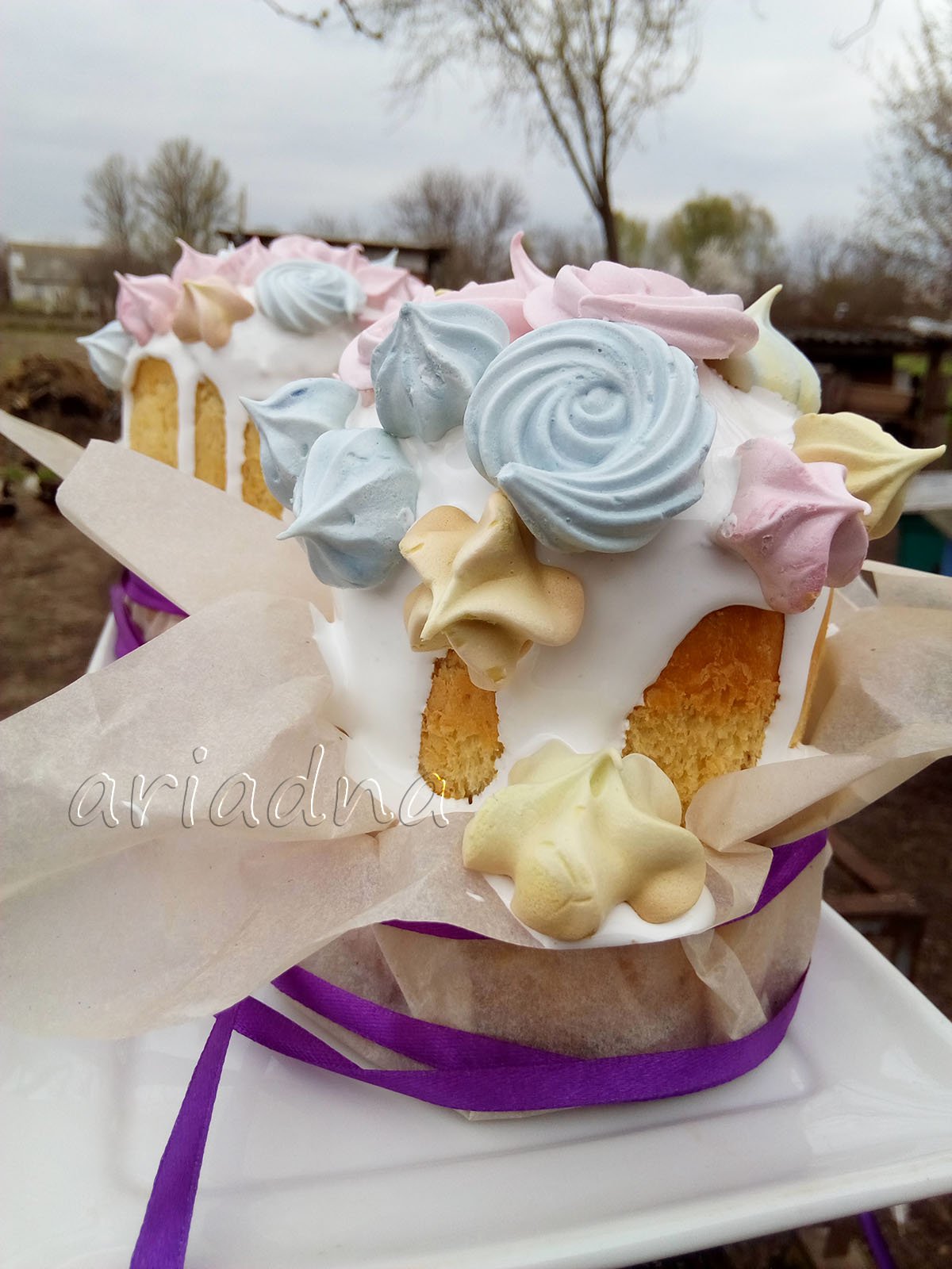 Куличи с зефирками
