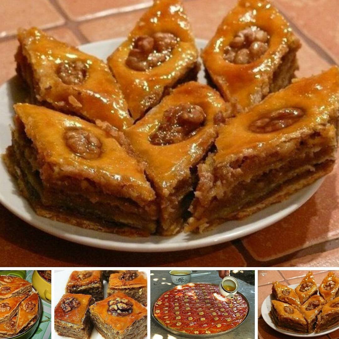 Пахлава трубочки с орехами