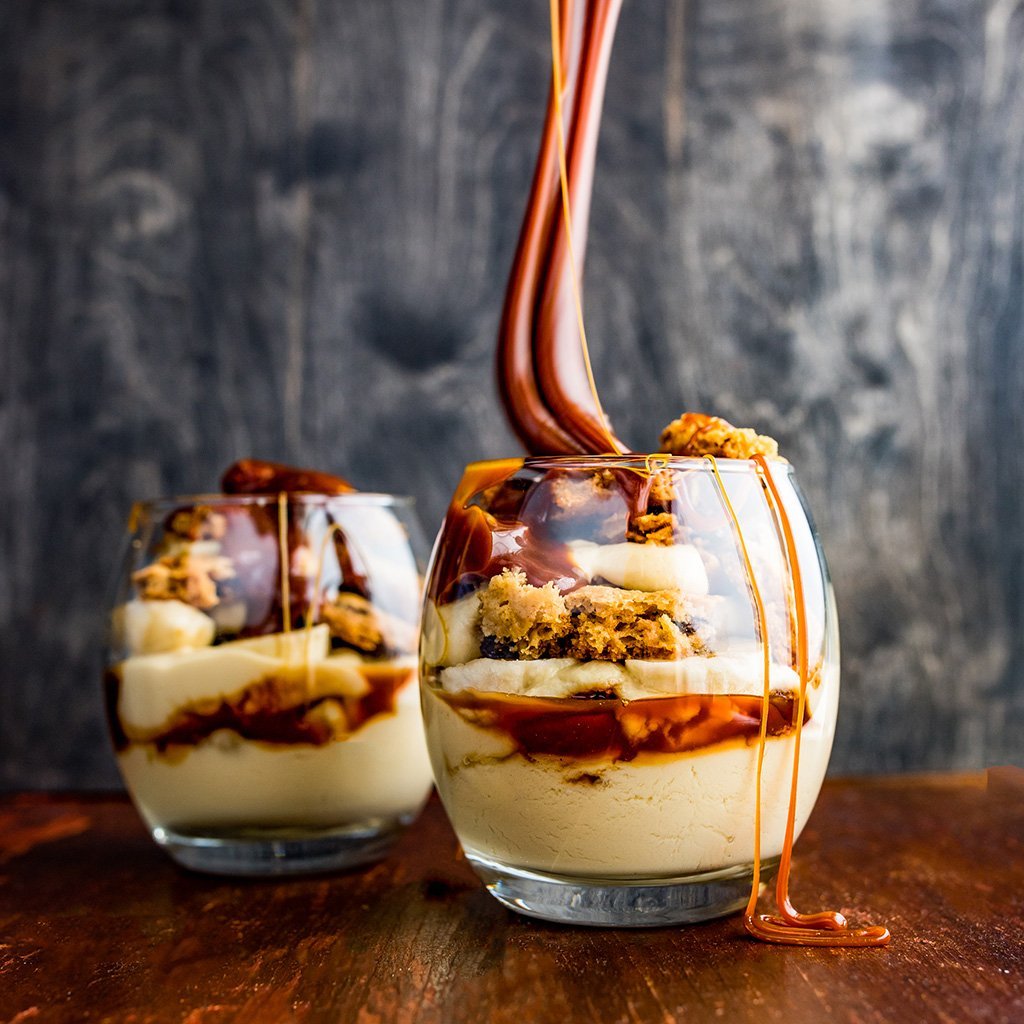 Ice Cream Caramel Cube