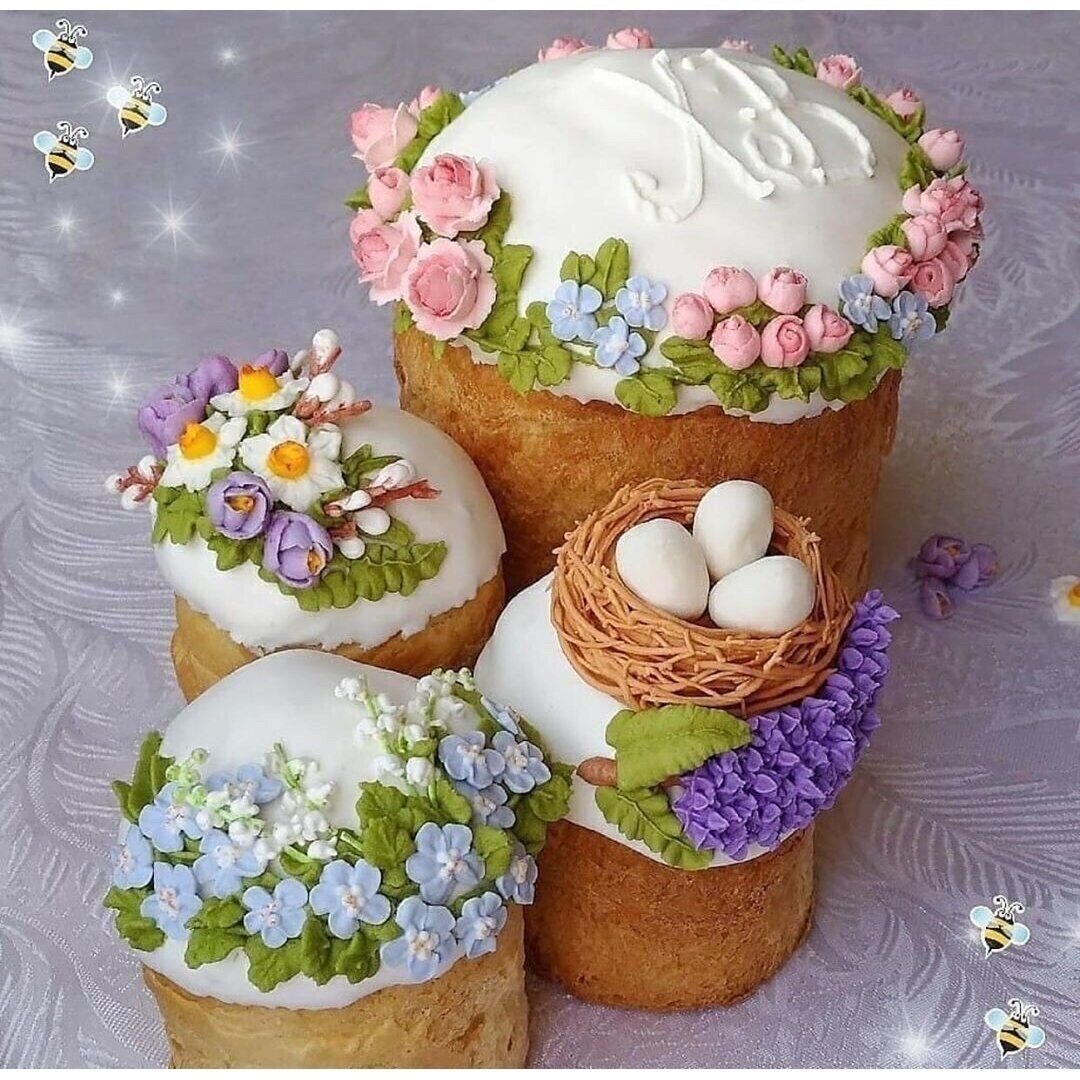 Украшение куличей