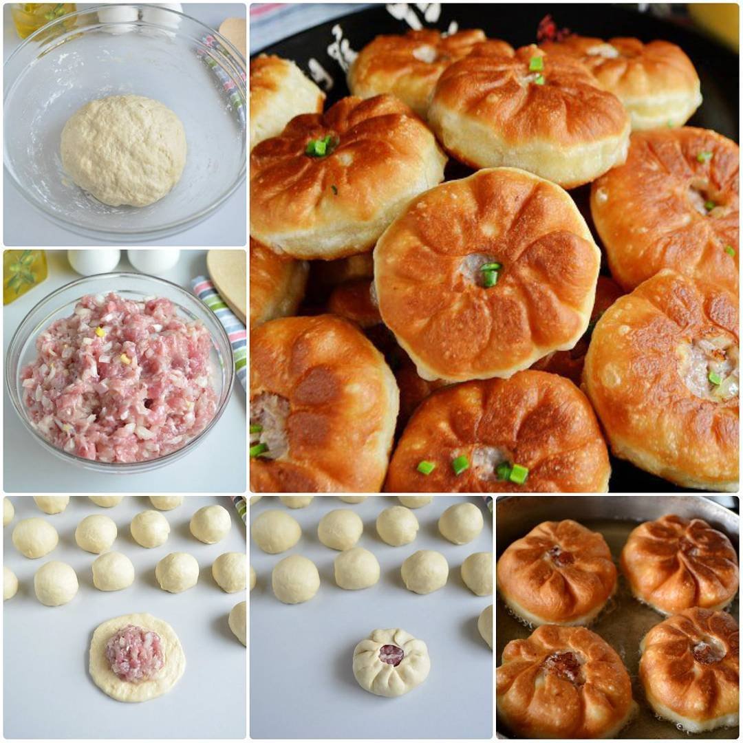 Татарская выпечка похожая на шапку