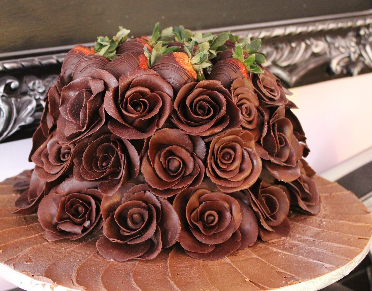 Шоколадные розы спб