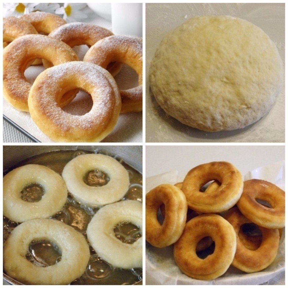 Сахарные Колечки на кефире