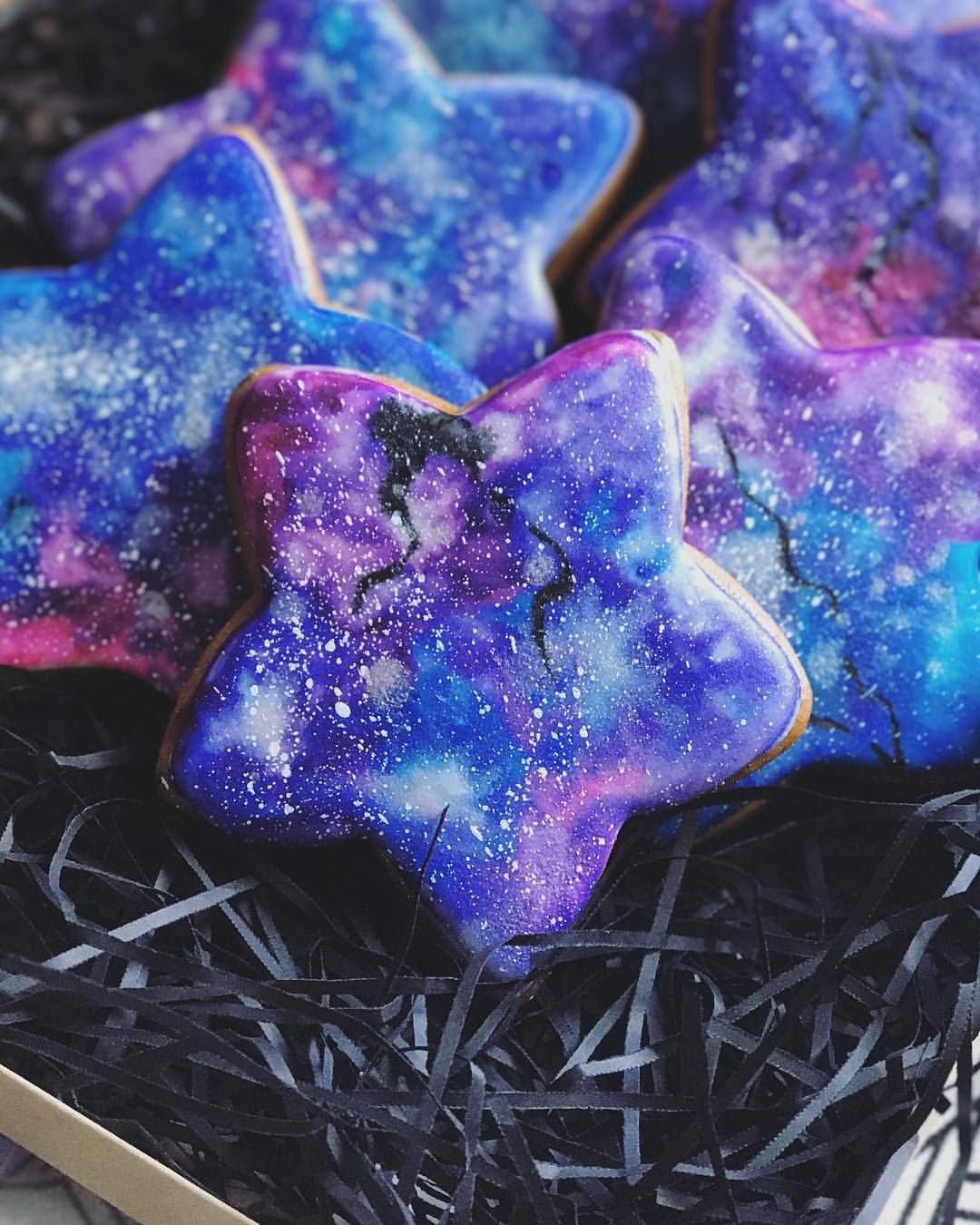 Имбирные пряники космос