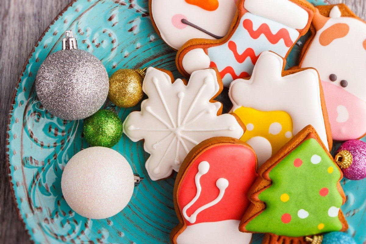 Новогодние игрушки печеньки
